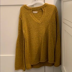 mustard sweater
